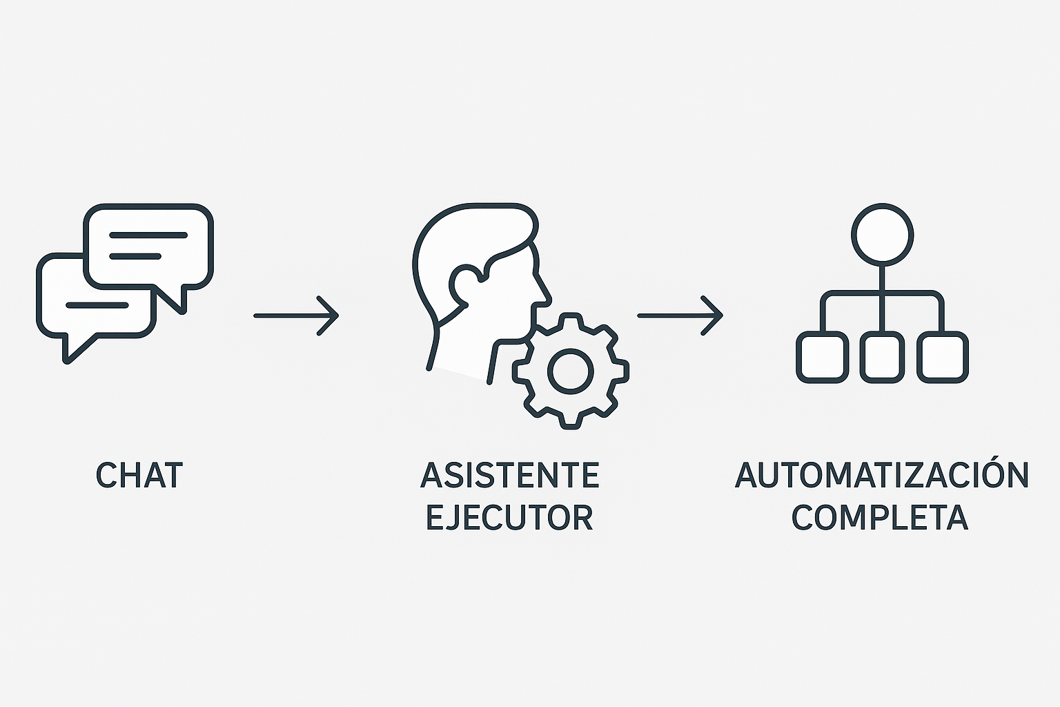Evolution: From Chat to Executing Assistant to Complete Automation