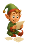 Letter Reading Elf