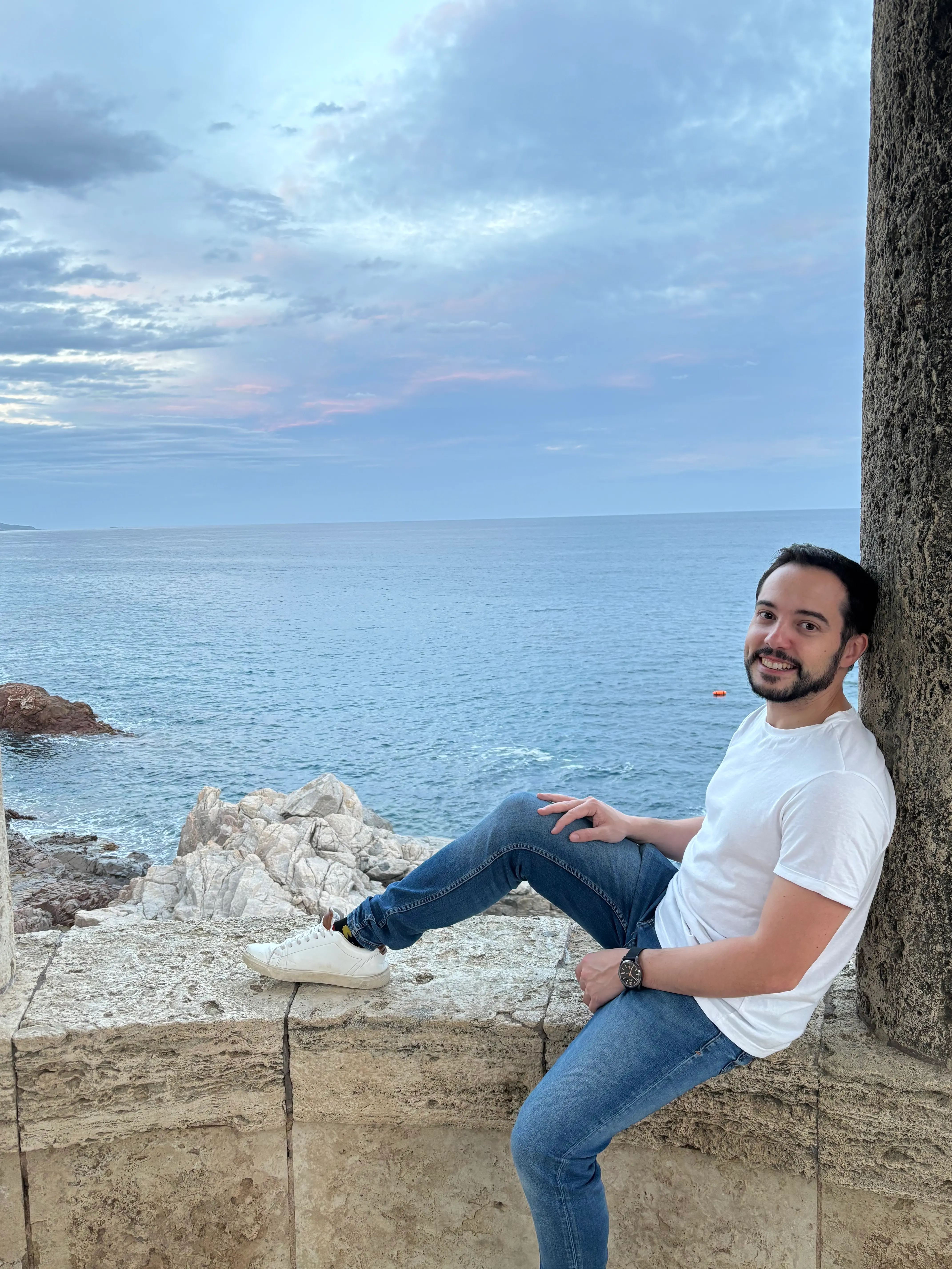 Ivan Font by the sea